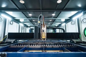 Laser and waterjet technology used for industrial cutting applications in automotive prototyping