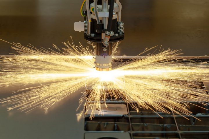 AI dashboard for real-time monitoring of Laser & Waterjet Cutting Services